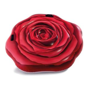 rode roos luchtbed zijkant