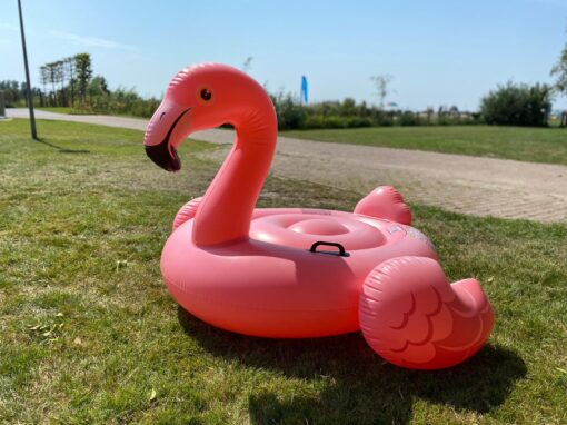 Intex opblaas flamingo